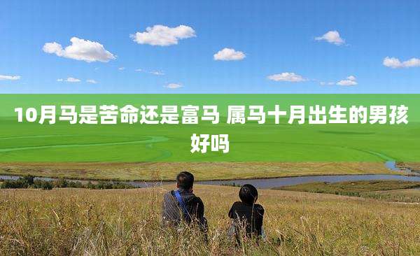 10月马是苦命还是富马 属马十月出生的男孩好吗