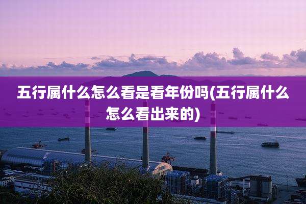五行属什么怎么看是看年份吗(五行属什么怎么看出来的)