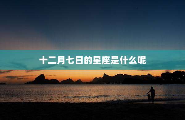 十二月七日的星座是什么呢