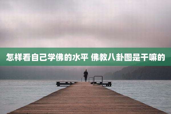 怎样看自己学佛的水平 佛教八卦图是干嘛的