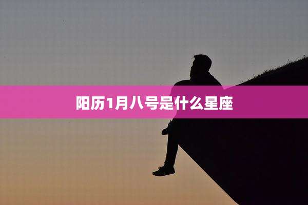 阳历1月八号是什么星座
