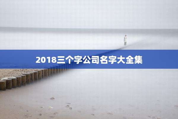 2018三个字公司名字大全集