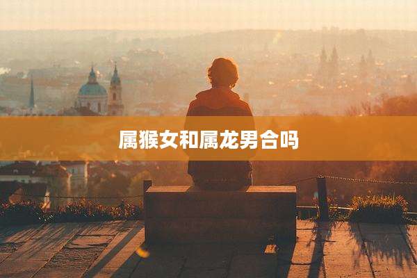属猴女和属龙男合吗
