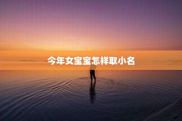 今年女宝宝怎样取小名