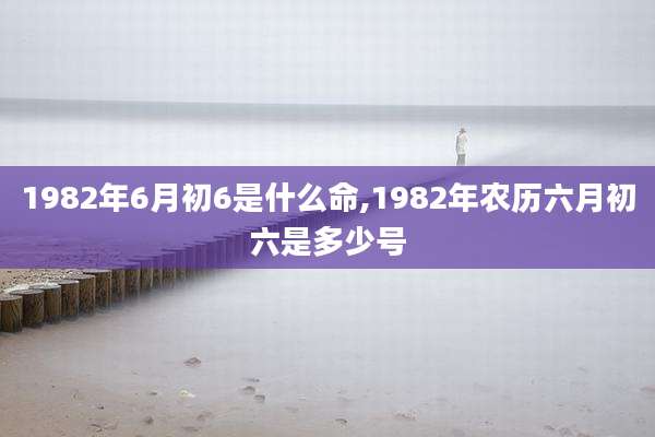 1982年6月初6是什么命,1982年农历六月初六是多少号