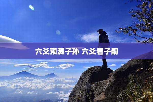 六爻预测子孙 六爻看子嗣
