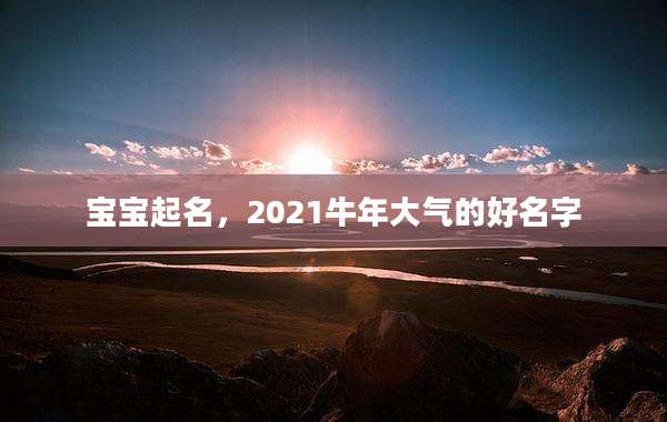 宝宝起名,2021牛年大气的好名字