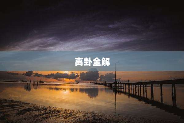 离卦全解