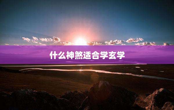 什么神煞适合学玄学