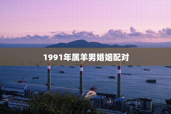 1991年属羊男婚姻配对