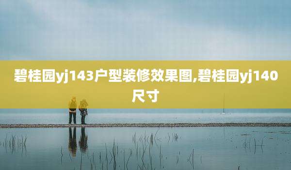 碧桂园yj143户型装修效果图,碧桂园yj140尺寸