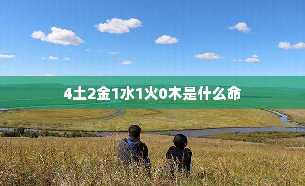 4土2金1水1火0木是什么命