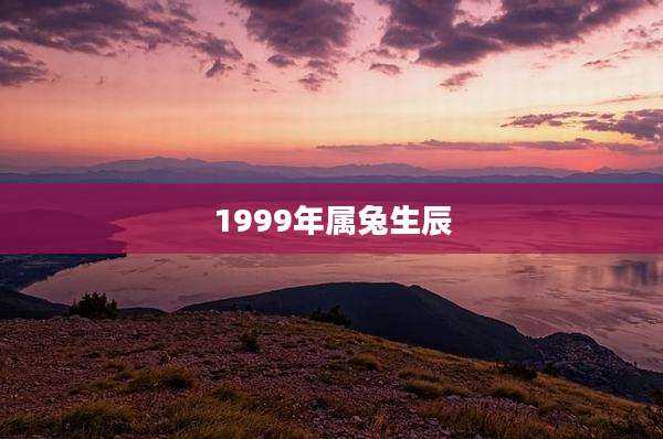 1999年属兔生辰