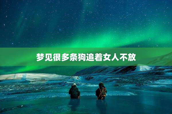 梦见很多条狗追着女人不放