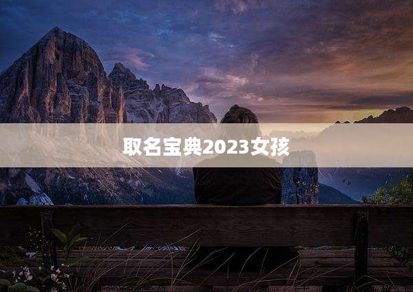 取名宝典2023女孩