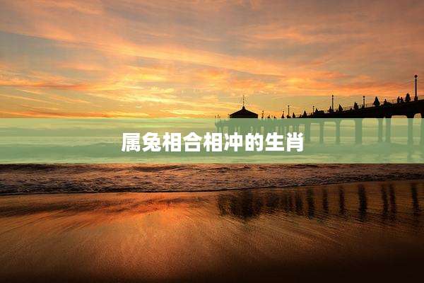 属兔相合相冲的生肖