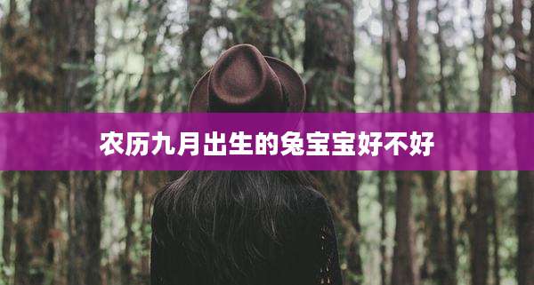 农历九月出生的兔宝宝好不好