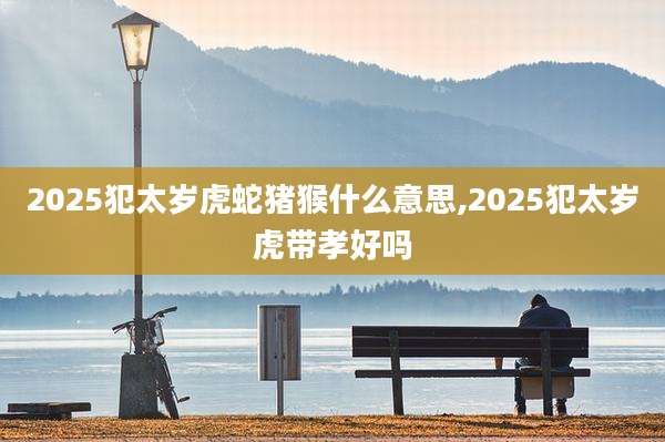 2025犯太岁虎蛇猪猴什么意思,2025犯太岁虎带孝好吗