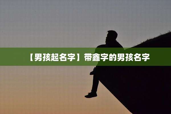【男孩起名字】带鑫字的男孩名字