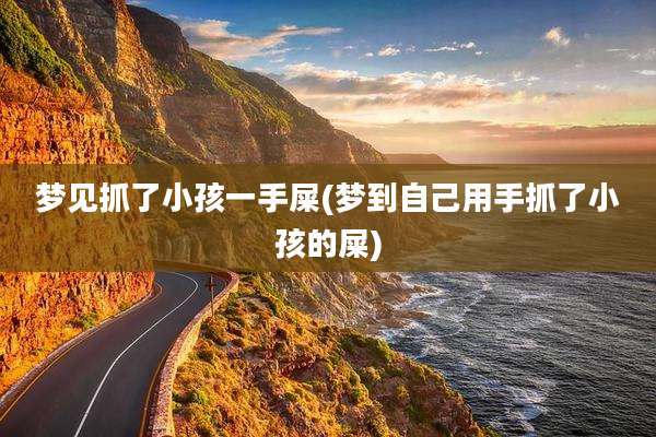 梦见抓了小孩一手屎(梦到自己用手抓了小孩的屎)
