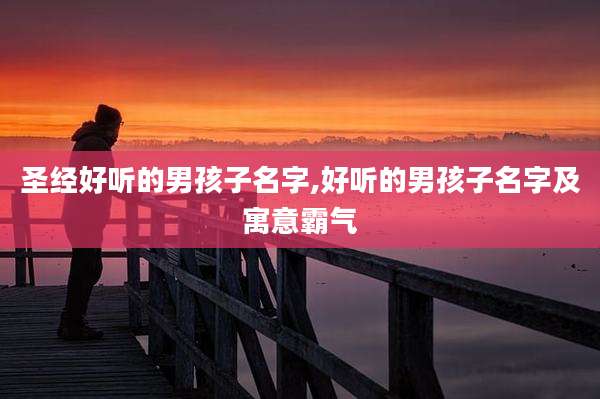 圣经好听的男孩子名字,好听的男孩子名字及寓意霸气