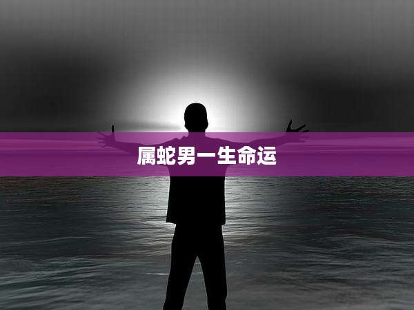 属蛇男一生命运