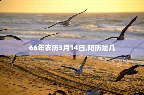 66年农历3月14日,阳历是几