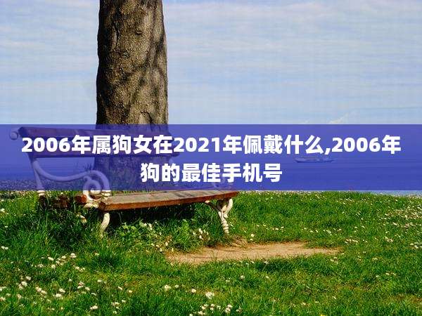 2006年属狗女在2021年佩戴什么,2006年狗的最佳手机号