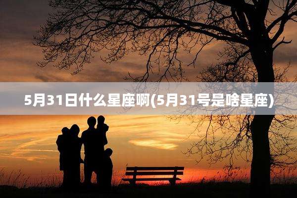 5月31日什么星座啊(5月31号是啥星座)