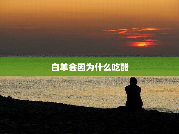 白羊会因为什么吃醋