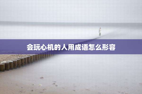 会玩心机的人用成语怎么形容
