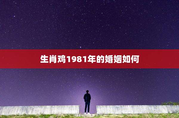 生肖鸡1981年的婚姻如何