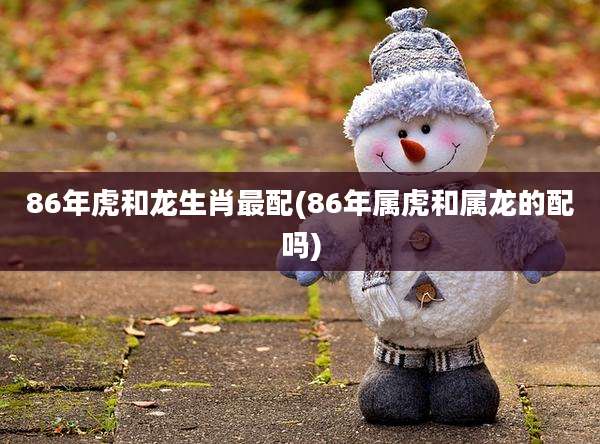 86年虎和龙生肖最配(86年属虎和属龙的配吗)