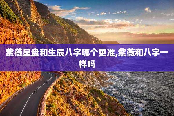 紫薇星盘和生辰八字哪个更准,紫薇和八字一样吗