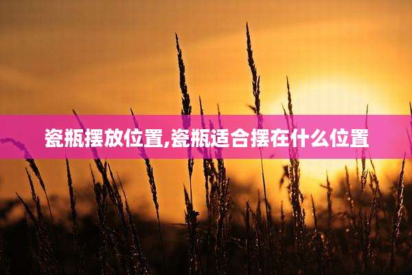 瓷瓶摆放位置,瓷瓶适合摆在什么位置