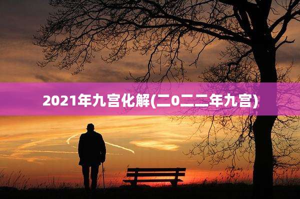 2021年九宫化解(二0二二年九宫)