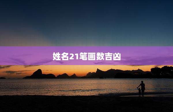 姓名21笔画数吉凶