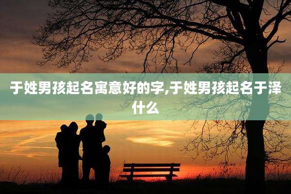 于姓男孩起名寓意好的字,于姓男孩起名于泽什么
