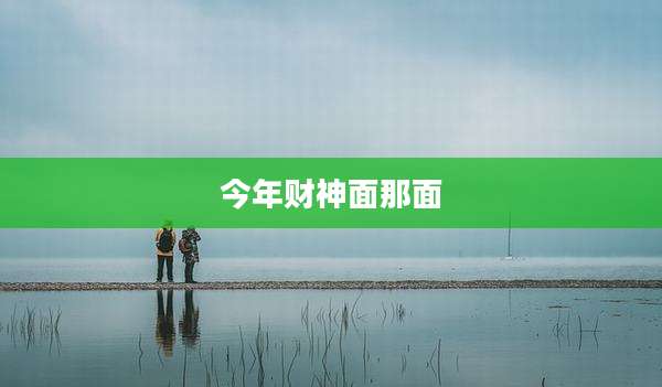 今年财神面那面
