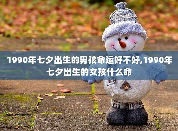 1990年七夕出生的男孩命运好不好,1990年七夕出生的女孩什么命