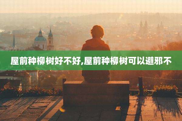 屋前种柳树好不好,屋前种柳树可以避邪不