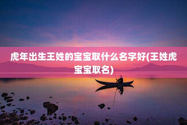 虎年出生王姓的宝宝取什么名字好(王姓虎宝宝取名)