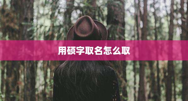 用硕字取名怎么取