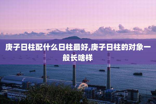 庚子日柱配什么日柱最好,庚子日柱的对象一般长啥样