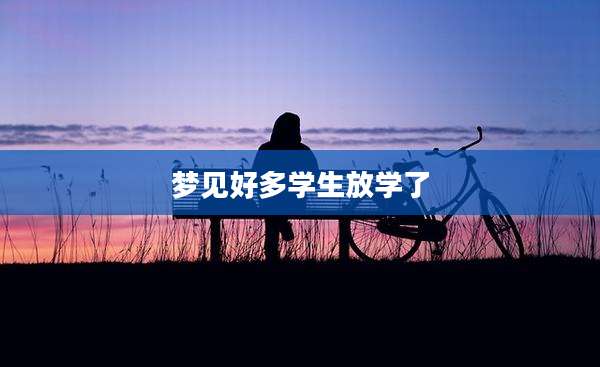 梦见好多学生放学了