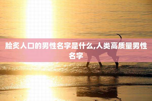 脍炙人口的男性名字是什么,人类高质量男性名字