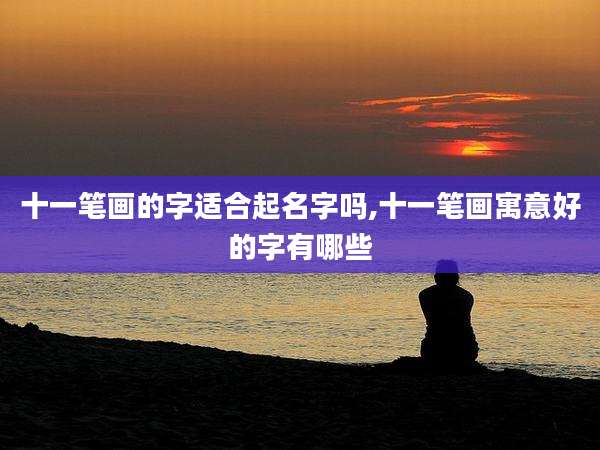 十一笔画的字适合起名字吗,十一笔画寓意好的字有哪些