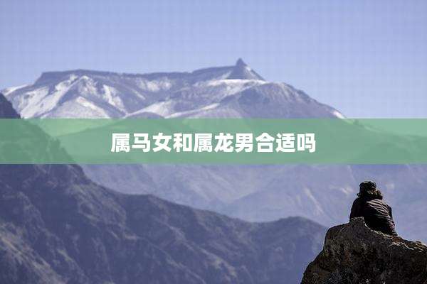 属马女和属龙男合适吗