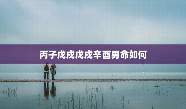丙子戊戌戊戌辛酉男命如何
