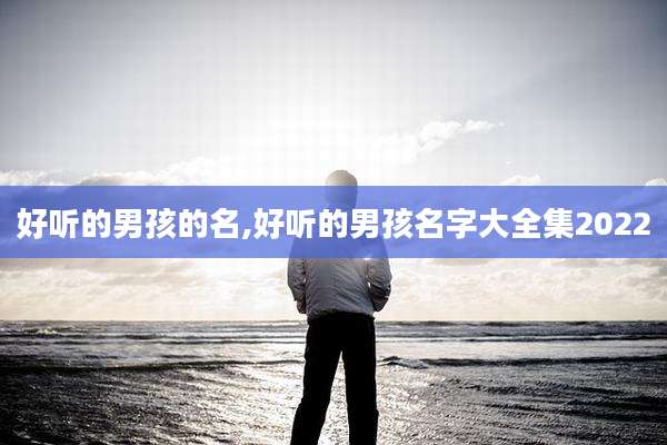 好听的男孩的名,好听的男孩名字大全集2022